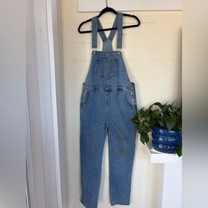 Women's Used Blue Denim Overalls